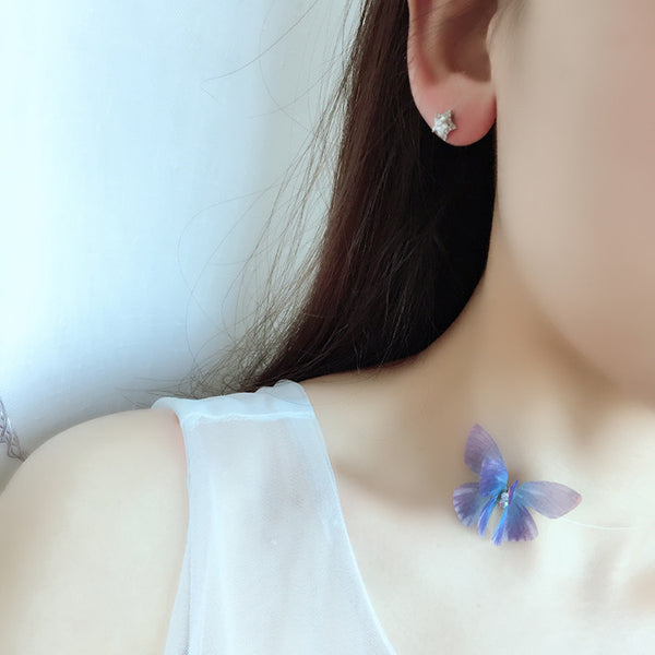Dreamy Ethereal Butterfly Choker Necklace