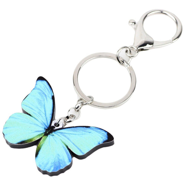 Menelaus Blue Morpho Butterfly Bag Charm