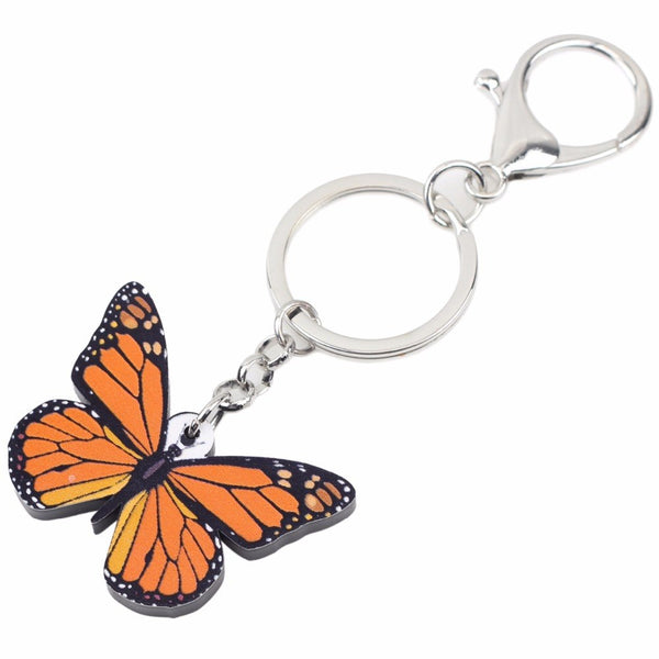 Monarch Butterfly Bag Charm